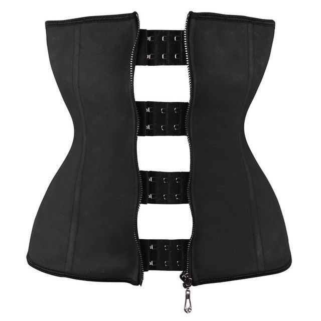 Zipper Latex Corsets -Slimming Shapewear