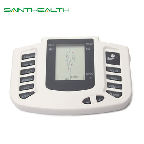 Russian Version Electronic Body Slimming Pulse Massage for Muscle Relax Pain Relief Stimulator Tens Acupuncture Therapy Machine